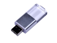 картинка USB 2.0- флешка промо на 32 Гб прямоугольной формы, выдвижной механизм от магазина PapriQ