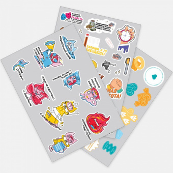 картинка Наклейки ПВХ Sticker Pack на заказ от магазина PapriQ