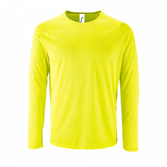 картинка Футболка с длинным рукавом Sporty LSL Men желтый неон от магазина PapriQ