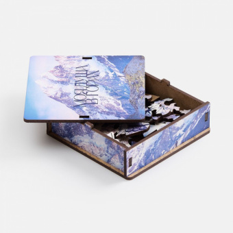 картинка Деревянный пазл в шкатулке PuzzleBox на заказ от магазина PapriQ