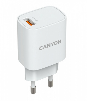 картинка Сетевое зарядное устройство Canyon Quick Charge от магазина PapriQ
