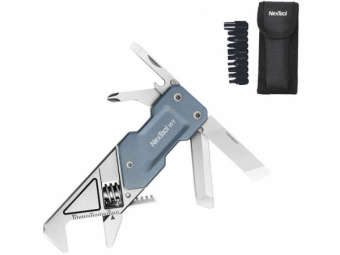 картинка Мультитул-ключ Nextool Light Wrench W1 с набором бит от магазина PapriQ