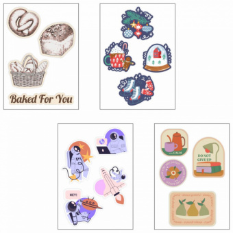 картинка Объемные наклейки под смолой Sticker Pack на заказ от магазина PapriQ